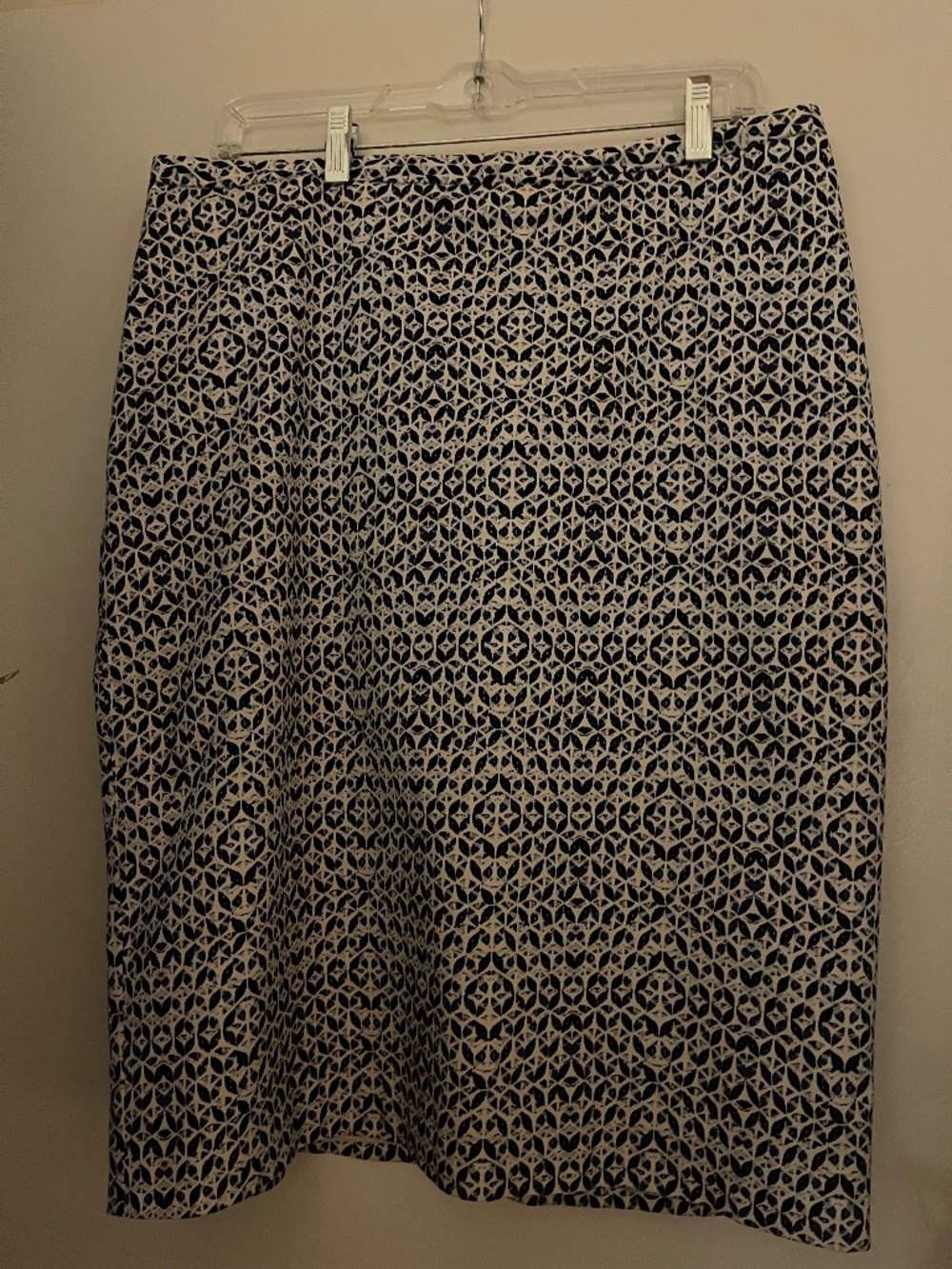 98% cotton print skirt